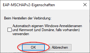 EAP-MSCHAPv2 Eigenschaften