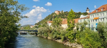 Graz - Blick auf den Schlossberg