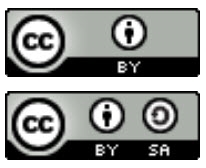 Logo CC-BY und CC-BY-SA