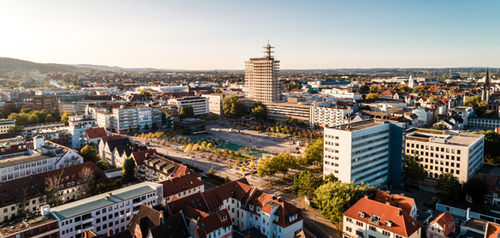 Sicht über Bielefeld