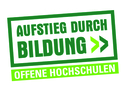 Logo offene Hochschulen - Aufstieg durch Bildung